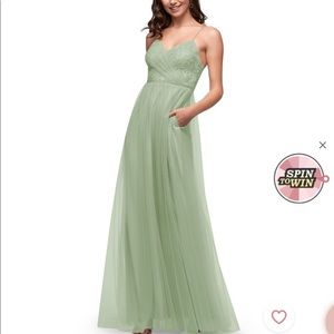 Azazie Dusty Sage Bridesmaid Dress